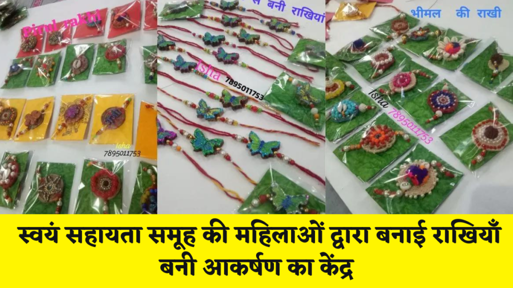 हमीरपुर न्यूज़ : स्वयं सहायता समूह की महिलाओं द्वारा बनाई राखियाँ बनी आकर्षण का केंद्र